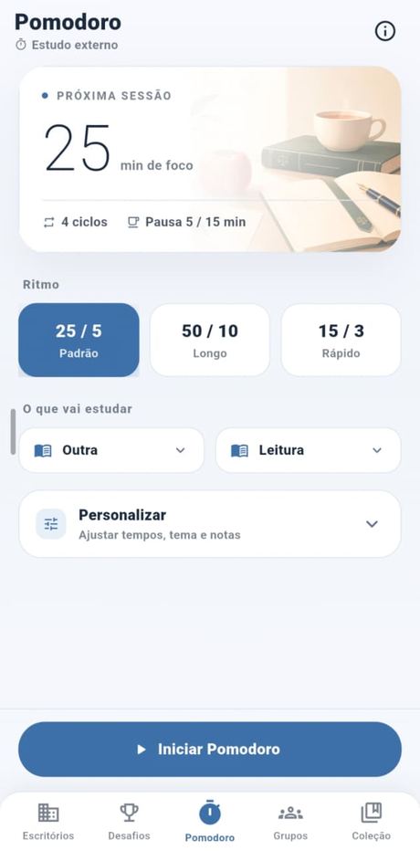 Pomodoro integrado SuperOAB